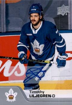 2020-21 Upper Deck AHL - Autographs #23 Timothy Liljegren Front