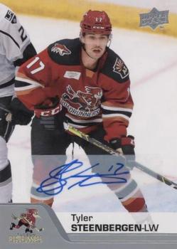 2020-21 Upper Deck AHL - Autographs #72 Tyler Steenbergen Front