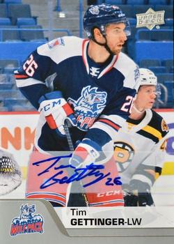 2020-21 Upper Deck AHL - Autographs #105 Tim Gettinger Front