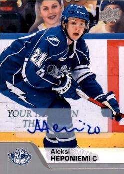 2020-21 Upper Deck AHL - Autographs #150 Aleksi Heponiemi Front