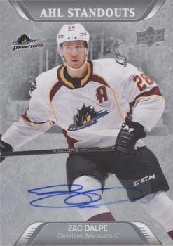 2020-21 Upper Deck AHL - Autographs #224 Zac Dalpe Front