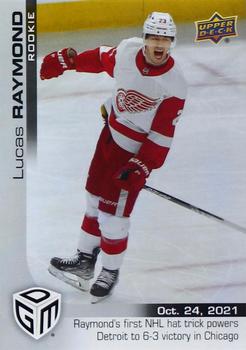 2021-22 Upper Deck Game Dated Moments #8 Lucas Raymond Front