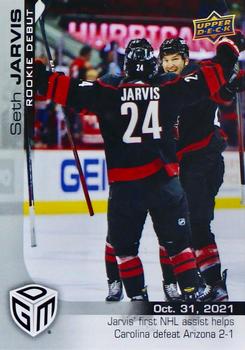 2021-22 Upper Deck Game Dated Moments #10 Seth Jarvis Front