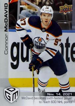 2021-22 Upper Deck Game Dated Moments #18 Connor McDavid Front