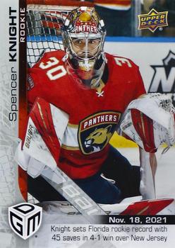 2021-22 Upper Deck Game Dated Moments #19 Spencer Knight Front
