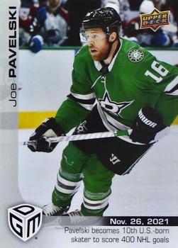 2021-22 Upper Deck Game Dated Moments #22 Joe Pavelski Front