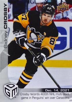 2021-22 Upper Deck Game Dated Moments #30 Sidney Crosby Front