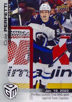 2021-22 Upper Deck Game Dated Moments #45 Cole Perfetti Front