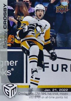 2021-22 Upper Deck Game Dated Moments #46 Sidney Crosby Front