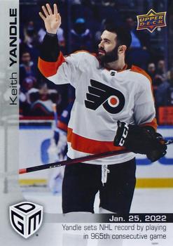 2021-22 Upper Deck Game Dated Moments #47 Keith Yandle Front