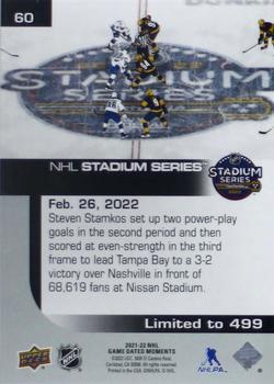 2021-22 Upper Deck Game Dated Moments #60 NHL Stadium Series Back