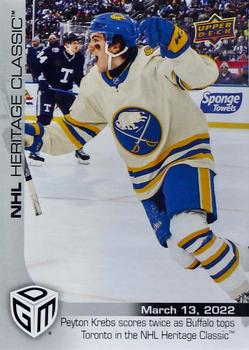 2021-22 Upper Deck Game Dated Moments #67 Peyton Krebs Front
