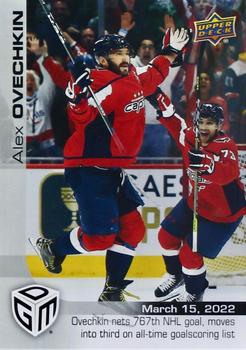 2021-22 Upper Deck Game Dated Moments #68 Alex Ovechkin Front