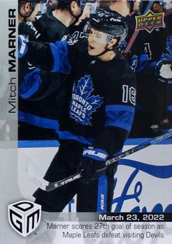 2021-22 Upper Deck Game Dated Moments #71 Mitch Marner Front