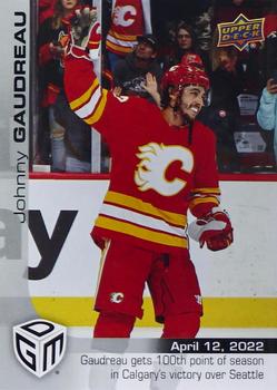 2021-22 Upper Deck Game Dated Moments #82 Johnny Gaudreau Front