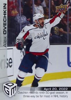 2021-22 Upper Deck Game Dated Moments #84 Alex Ovechkin Front
