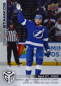 2021-22 Upper Deck Game Dated Moments #85 Steven Stamkos Front