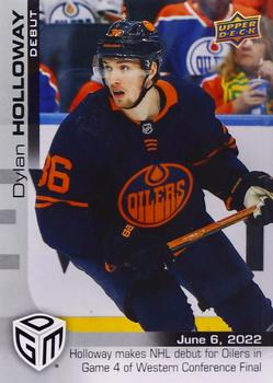 2021-22 Upper Deck Game Dated Moments #103 Dylan Holloway Front