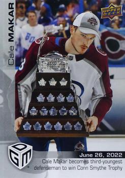 2021-22 Upper Deck Game Dated Moments #112 Cale Makar Front