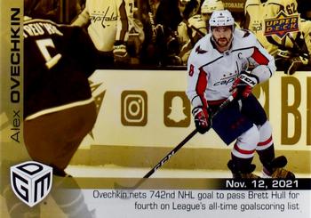 2021-22 Upper Deck Game Dated Moments - Gold #17 Alex Ovechkin Front