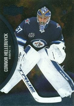 2021-22 SkyBox Metal Universe #85 Connor Hellebuyck Front