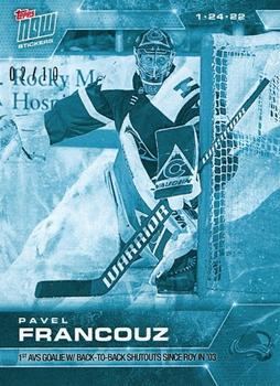2021-22 Topps Now Stickers - Ice #243 Pavel Francouz Front