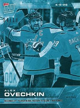 2021-22 Topps Now Stickers - Ice #380 Alex Ovechkin Front