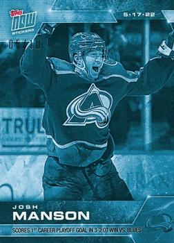 2021-22 Topps Now Stickers - Ice #485 Josh Manson Front