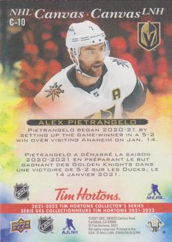2021-22 Upper Deck Tim Hortons - NHL Canvas #C-10 Alex Pietrangelo Back