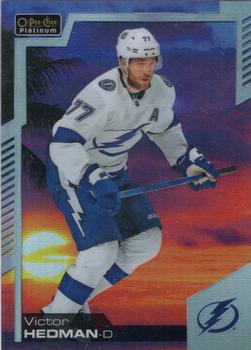 2020-21 O-Pee-Chee Platinum - Sunset #22 Victor Hedman Front