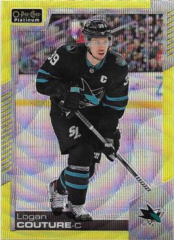 2020-21 O-Pee-Chee Platinum - Neon Yellow Surge #79 Logan Couture Front