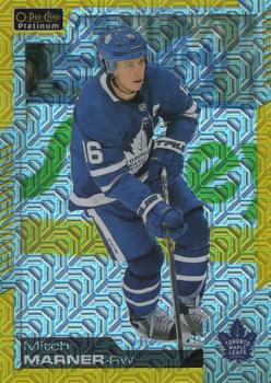 2020-21 O-Pee-Chee Platinum - Yellow Traxx #144 Mitch Marner Front