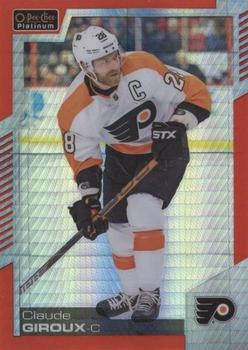 2020-21 O-Pee-Chee Platinum - Red Prism #12 Claude Giroux Front