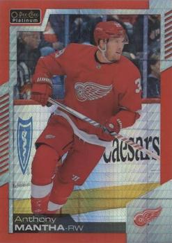 2020-21 O-Pee-Chee Platinum - Red Prism #73 Anthony Mantha Front