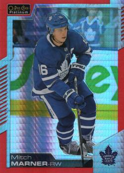 2020-21 O-Pee-Chee Platinum - Red Prism #144 Mitch Marner Front