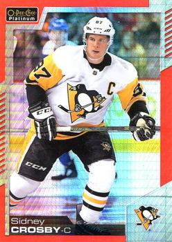 2020-21 O-Pee-Chee Platinum - Red Prism #149 Sidney Crosby Front