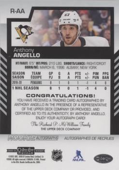  2020-21 O-Pee-Chee #508 Anthony Angello RC Rookie Pittsburgh  Penguins NHL Hockey Trading Card : Collectibles & Fine Art