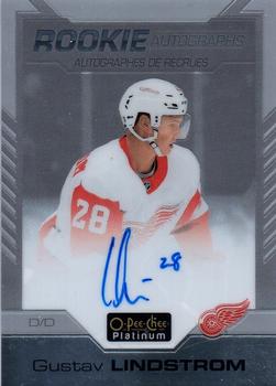 2020-21 O-Pee-Chee Platinum - Rookie Autographs #R-GL Gustav Lindstrom Front