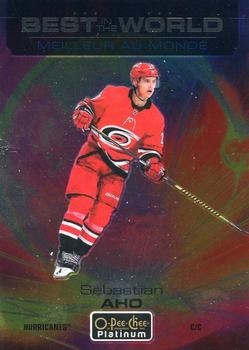2020-21 O-Pee-Chee Platinum - Best in the World #BW-7 Sebastian Aho Front