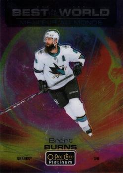 2020-21 O-Pee-Chee Platinum - Best in the World #BW-8 Brent Burns Front