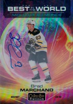 2020-21 O-Pee-Chee Platinum - Best in the World Rainbow Autographs #BW-13 Brad Marchand Front
