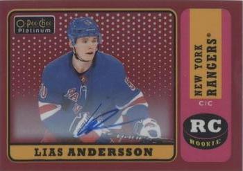2020-21 O-Pee-Chee Platinum - 2018-19 O-Pee-Chee Platinum Update II #R-92 Lias Andersson Front