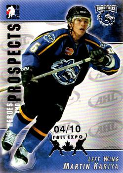 2004-05 In The Game Heroes and Prospects - Fall Expo Silver #16 Martin Kariya Front