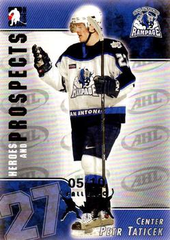 2004-05 In The Game Heroes and Prospects - Fall Expo Silver #19 Petr Taticek Front