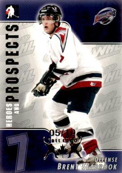 2004-05 In The Game Heroes and Prospects - Fall Expo Silver #58 Brent Seabrook Front
