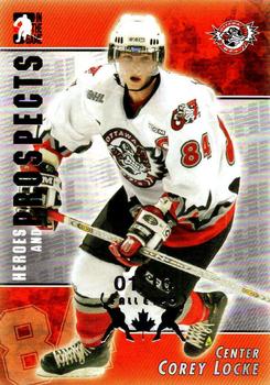 2004-05 In The Game Heroes and Prospects - Fall Expo Silver #64 Corey Locke Front