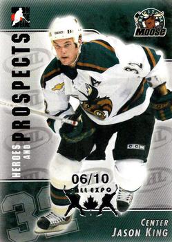 2004-05 In The Game Heroes and Prospects - Fall Expo Silver #181 Jason King Front