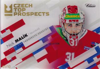 2020-21 OFS Classic Série II - Czech Top Prospects Plexiglass #CTP-1 Nick Malik Front