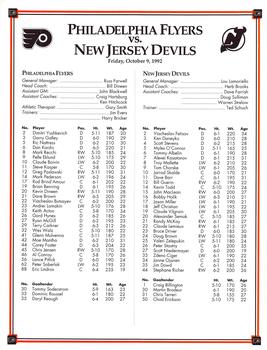 1992-93 Upper Deck Philadelphia Flyers #NNO Keith Acton Back
