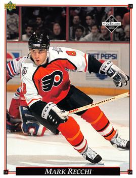 1992-93 Upper Deck Philadelphia Flyers #NNO Mark Recchi Front